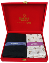 Raymond Unstitched Cotton Shirt & Trouser Fabric Printed.