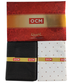 OCM Unstitched Cotton Shirt & Trouser Fabric Printed.