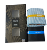Raymond Unstitched Cotton Blend Shirt & Trouser Fabric Checkered