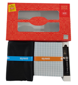 Raymond Unstitched Cotton Shirt & Trouser Fabric Checkered