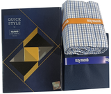 Raymond Unstitched Cotton Checkered Shirt & Trouser Fabric.