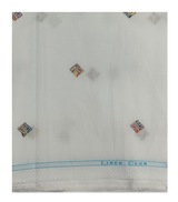 Linen Club Unstitched Jacquard Shirt Fabric Printed.