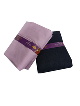 OCM Unstitched Cotton Blend Shirt & Trouser Fabric Solid