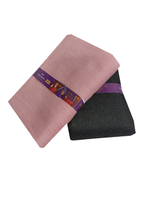 OCM Unstitched Cotton Blend Shirt & Trouser Fabric Solid