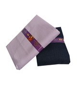 OCM Unstitched Cotton Blend Shirt & Trouser Fabric Solid