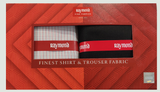 Raymond Unstitched Cotton Shirt & Trouser Fabric Checkered.