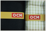 OCM Unstitched Cotton Shirt & Trouser Fabric Checkered