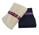 OCM Unstitched Cotton Blend Shirt & Trouser Fabric Solid.