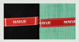 MAYUR Unstitched Pure Cotton Plain Shirt & Trouser Fabric Solid.