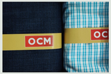 OCM Unstitched Cotton Shirt & Trouser Fabric Checkered