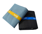 Raymond Unstitched Cotton Blend Shirt & Trouser Fabric Checkered