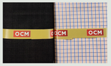 OCM Unstitched Cotton Shirt & Trouser Fabric Checkered