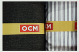 OCM Unstitched Cotton Shirt & Trouser Fabric Checkered.