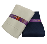 OCM Unstitched Cotton Blend Shirt & Trouser Fabric Solid.