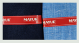 MAYUR Unstitched Pure Cotton Plain Shirt & Trouser Fabric Solid.