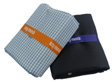 Raymond Unstitched Cotton Checkered Shirt & Trouser Fabric.