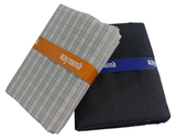 Raymond Unstitched Cotton Checkered Shirt & Trouser Fabric.