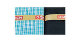 OCM Unstitched Cotton Shirt & Trouser Fabric Checkered