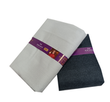 OCM Unstitched Cotton Blend Shirt & Trouser Fabric Solid