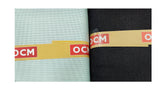 OCM Unstitched Cotton Shirt & Trouser Fabric Checkered