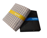 Raymond Unstitched Cotton Blend Shirt & Trouser Fabric Checkered.