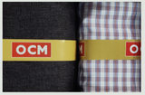 OCM Unstitched Cotton Shirt & Trouser Fabric Checkered.