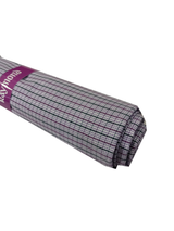 Raymond Unstitched Pure Cotton Shirt Fabric Checkered