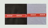 MAYUR Unstitched Pure Cotton Checkered Shirt & Trouser Fabric.