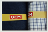 OCM Unstitched Cotton Shirt & Trouser Fabric Checkered.