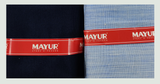 MAYUR Unstitched Pure Cotton Plain Shirt & Trouser Fabric Solid.