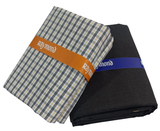 Raymond Unstitched Cotton Checkered Shirt & Trouser Fabric.