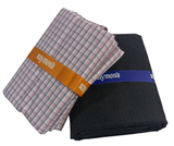 Raymond Unstitched Cotton Checkered Shirt & Trouser Fabric.