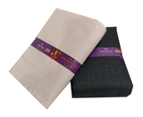 OCM Unstitched Cotton Blend Shirt & Trouser Fabric Solid
