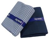 Raymond Unstitched Cotton Checkered Shirt & Trouser Fabric.