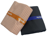 Raymond Unstitched Cotton Checkered Shirt & Trouser Fabric.