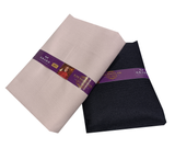 OCM Unstitched Cotton Blend Shirt & Trouser Fabric Solid