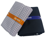 Raymond Unstitched Cotton Checkered Shirt & Trouser Fabric.