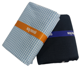Raymond Unstitched Cotton Checkered Shirt & Trouser Fabric.