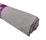 Raymond Unstitched Pure Cotton Shirt Fabric Checkered