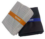 Raymond Unstitched Cotton Checkered Shirt & Trouser Fabric.