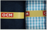 OCM Unstitched Cotton Shirt & Trouser Fabric Checkered