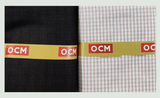 OCM Unstitched Cotton Shirt & Trouser Fabric Checkered