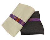 OCM Unstitched Cotton Blend Shirt & Trouser Fabric Solid
