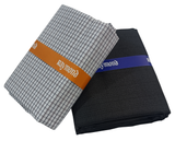 Raymond Unstitched Cotton Checkered Shirt & Trouser Fabric.
