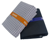 Raymond Unstitched Cotton Checkered Shirt & Trouser Fabric.