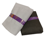 OCM Unstitched Cotton Blend Shirt & Trouser Fabric Solid