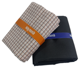 Raymond Unstitched Cotton Checkered Shirt & Trouser Fabric.
