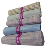 Raymond Unstitched Pure Cotton Shirt Fabric Checkered