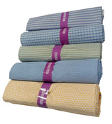 Raymond Unstitched Pure Cotton Shirt Fabric Checkered