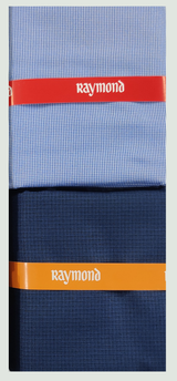 Raymond Unstitched Cotton Shirt & Trouser Fabric Solid.